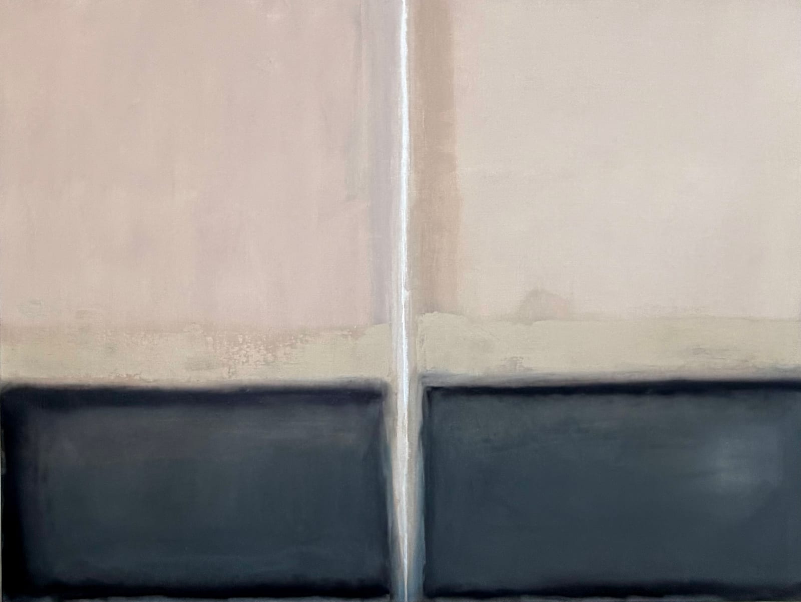 Intervals (2026) — abstract painting by Los Angeles–based contemporary artist Todd Williamson; Oil on canvas. 36 × 48 in.