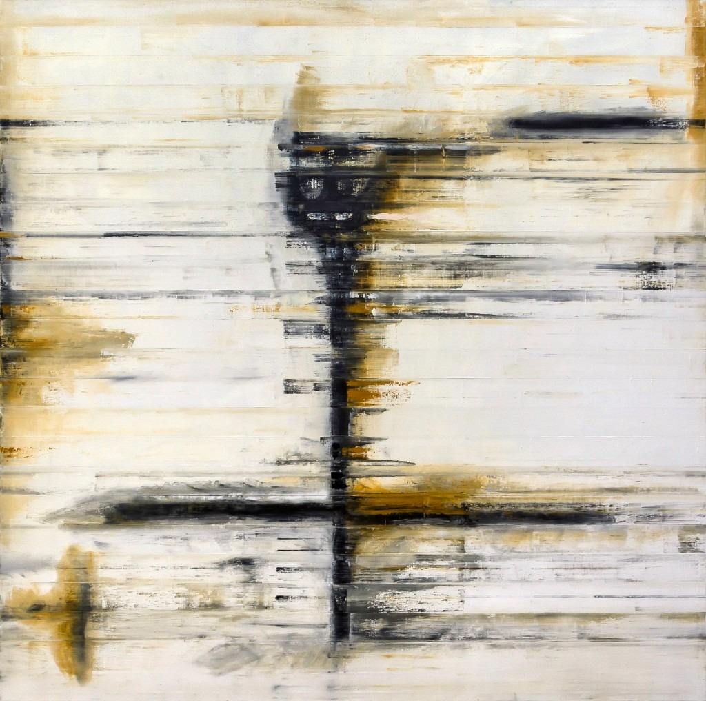 Processional #1 (2018) — abstract painting by Los Angeles–based contemporary artist Todd Williamson; Oil on linen. 72 × 72 in.