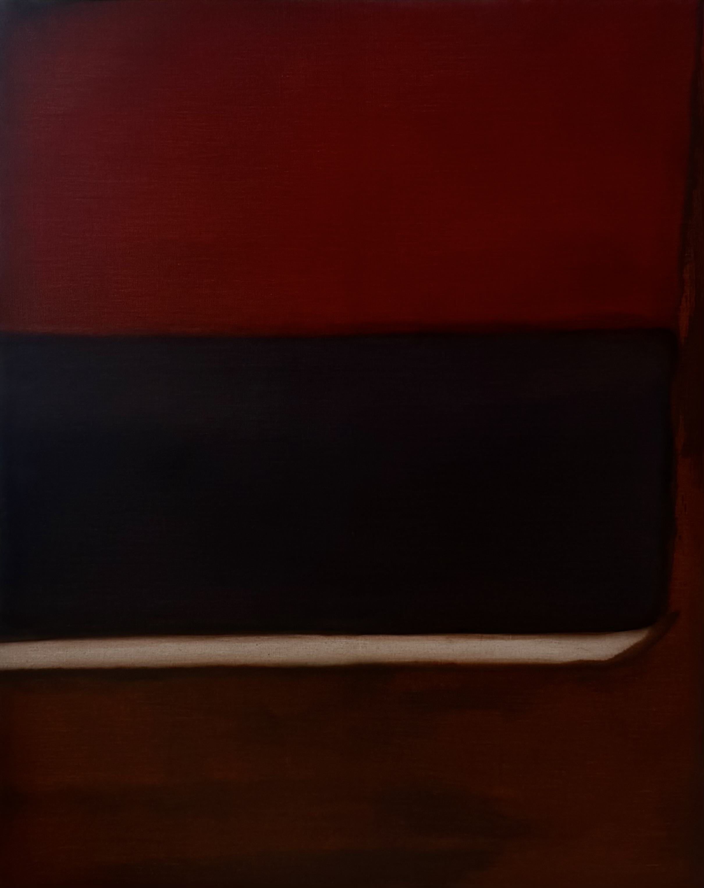 Silent Presence (2026) — abstract painting by Los Angeles–based contemporary artist Todd Williamson; Oil on linen. 60 × 48 in.