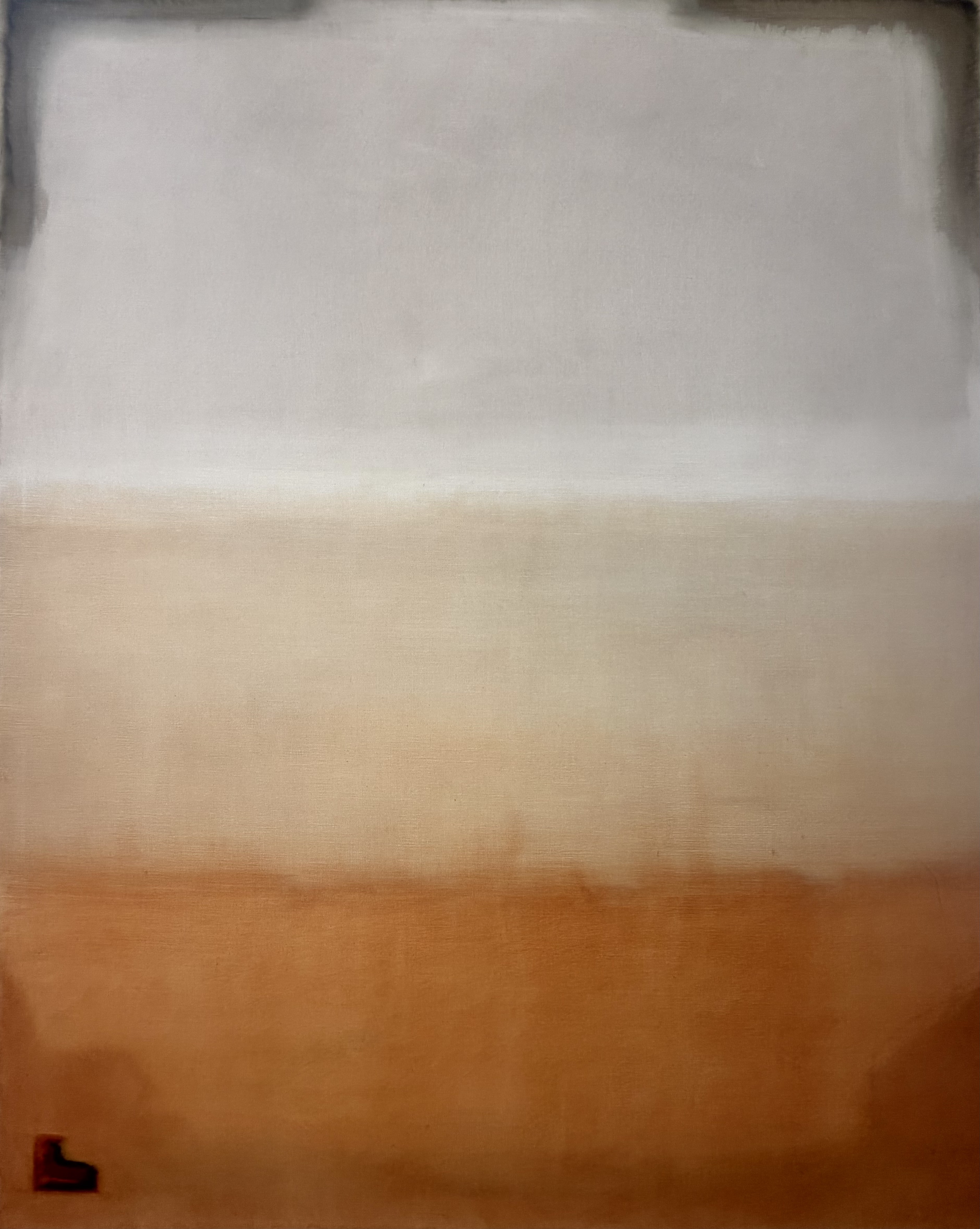 Suspended (2026) — abstract painting by Los Angeles–based contemporary artist Todd Williamson; Oil on linen. 60 × 48 in.