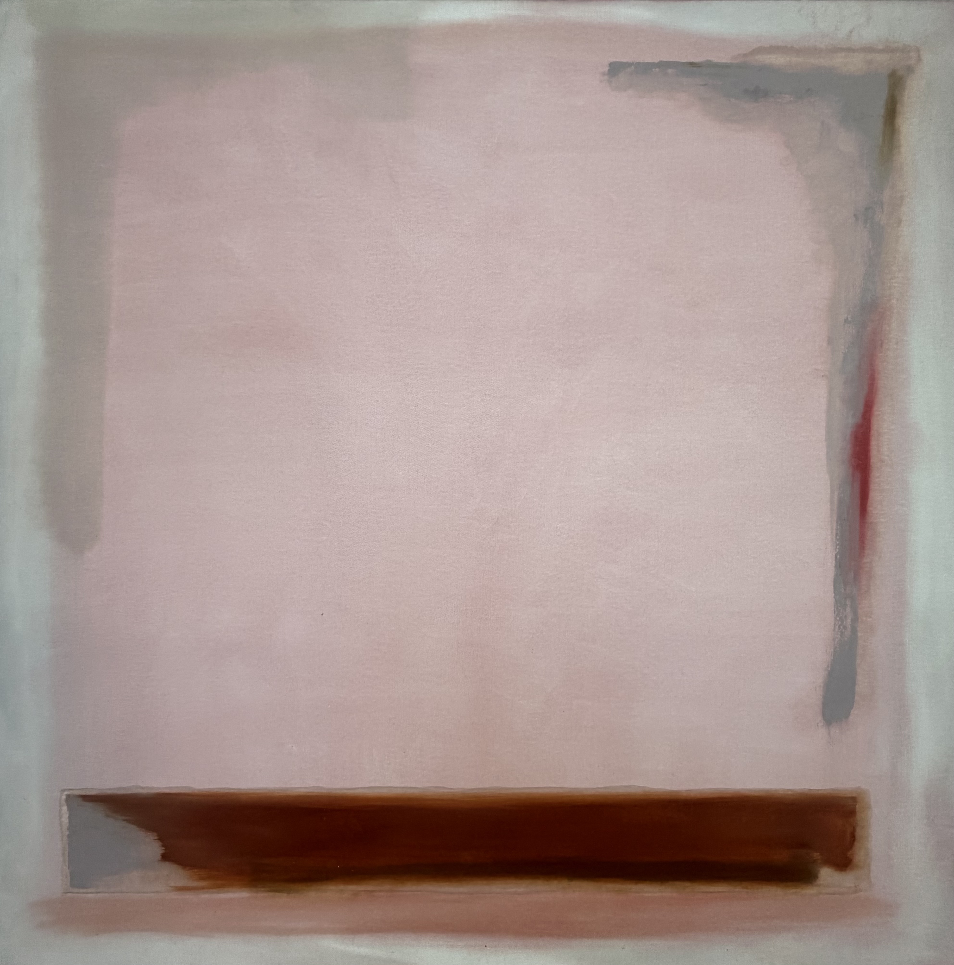 The Long Light (2026) — abstract painting by Los Angeles–based contemporary artist Todd Williamson; Oil on linen. 48 × 48 in.